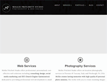 Tablet Screenshot of molliepritchett.com